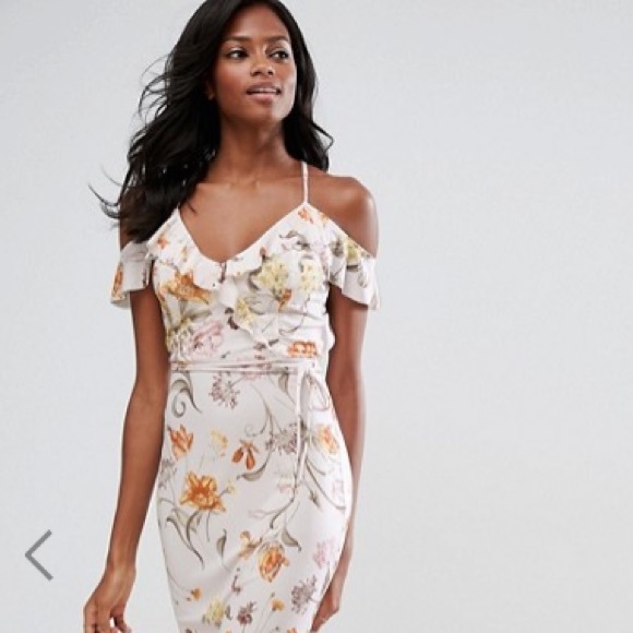 ASOS soft floral midi dress - Picture 2 of 3